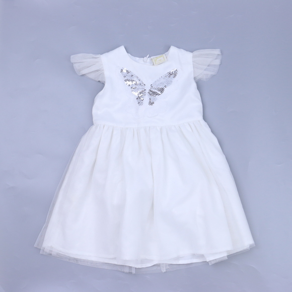 Jusbe Girls White Dress size: 24 Months - Picture 1 of 1